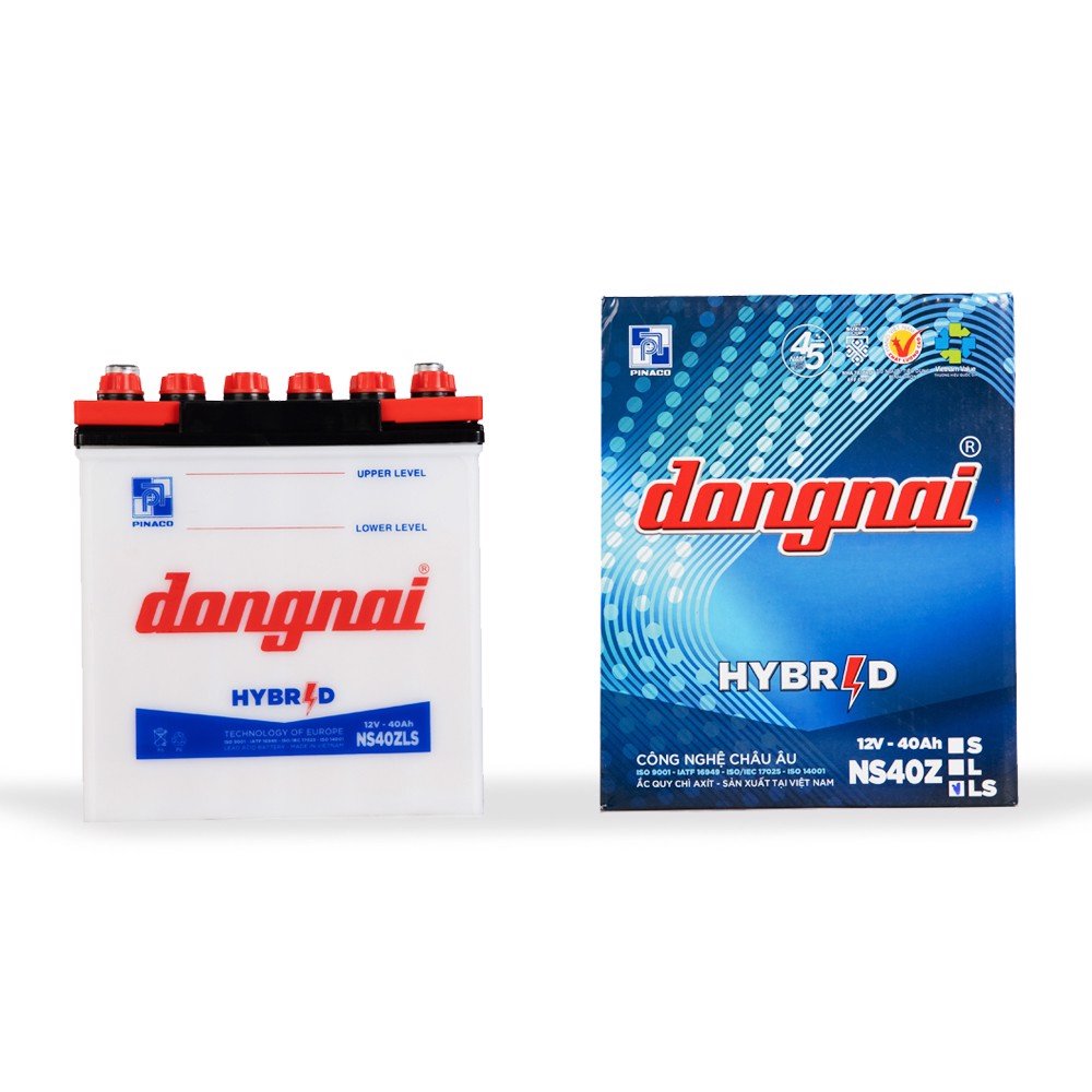 BÌNH ẮC QUY ĐỒNG NAI NS40ZLS 12V 40AH