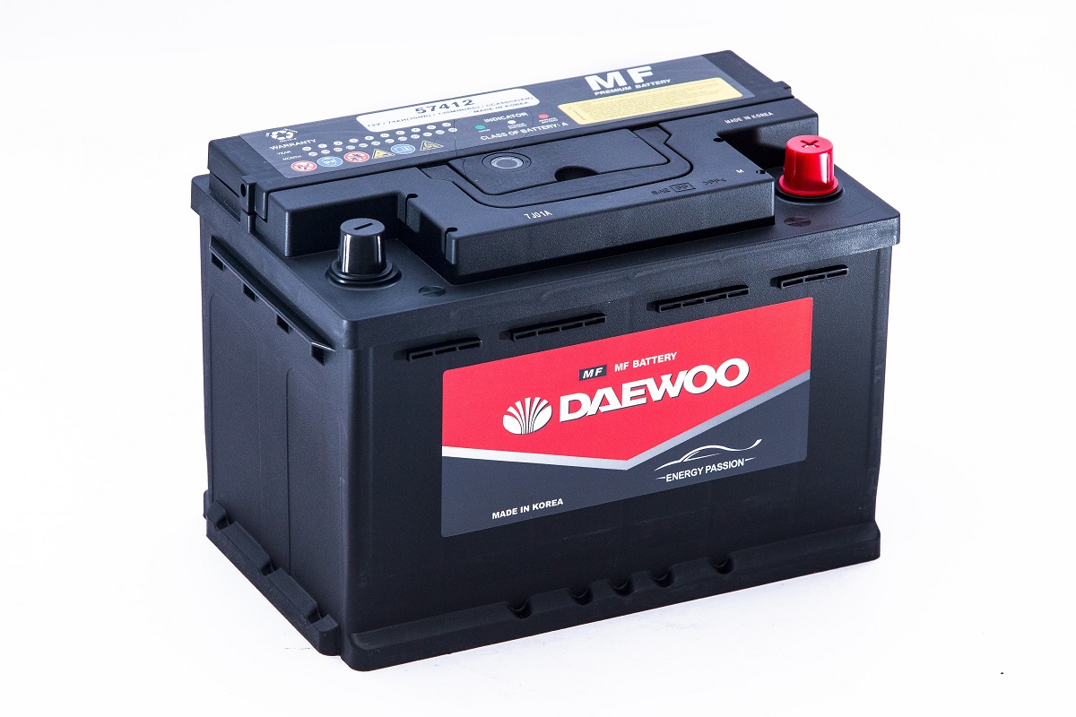BÌNH ẮC QUY DAEWOO DIN 57412 12V 74AH