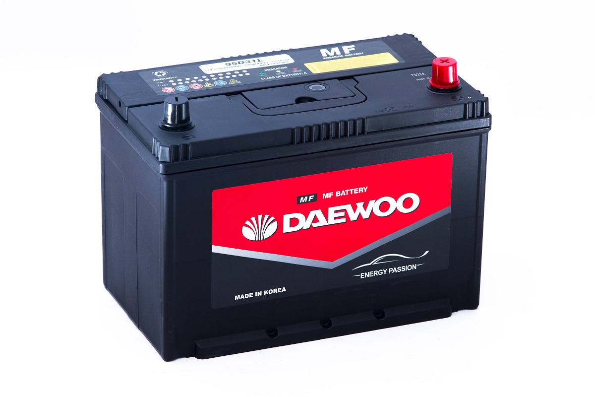 BÌNH ẮC QUY DAEWOO 95D31L 12V 80AH