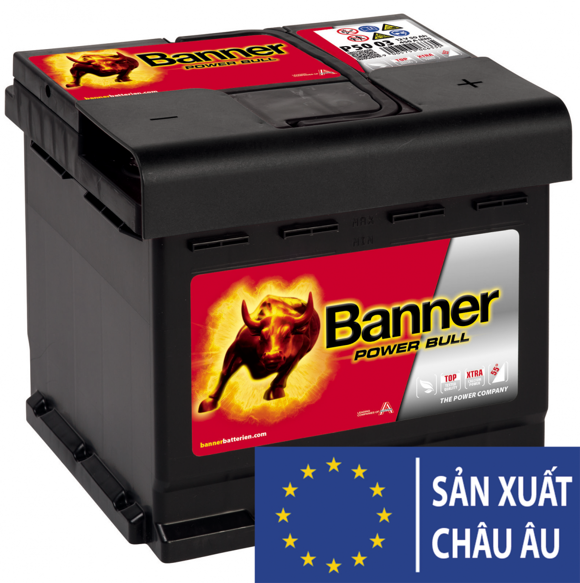 BÌNH ẮC QUY BANNER POWER P50 03 12V 50AH
