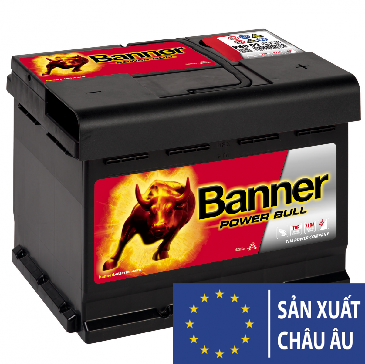 BÌNH ẮC QUY BANNER POWER P60 09 12V 60AH