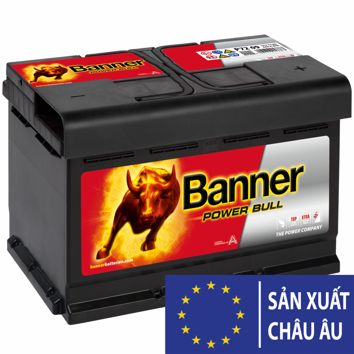 BÌNH ẮC QUY BANNER POWER P72 09 12V 72AH