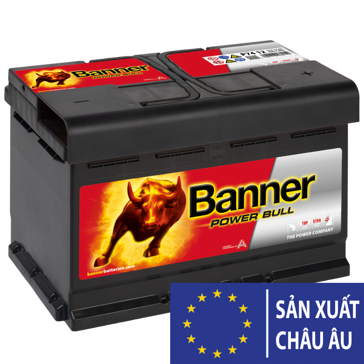 BÌNH ẮC QUY BANNER POWER P74 12 12V 74AH