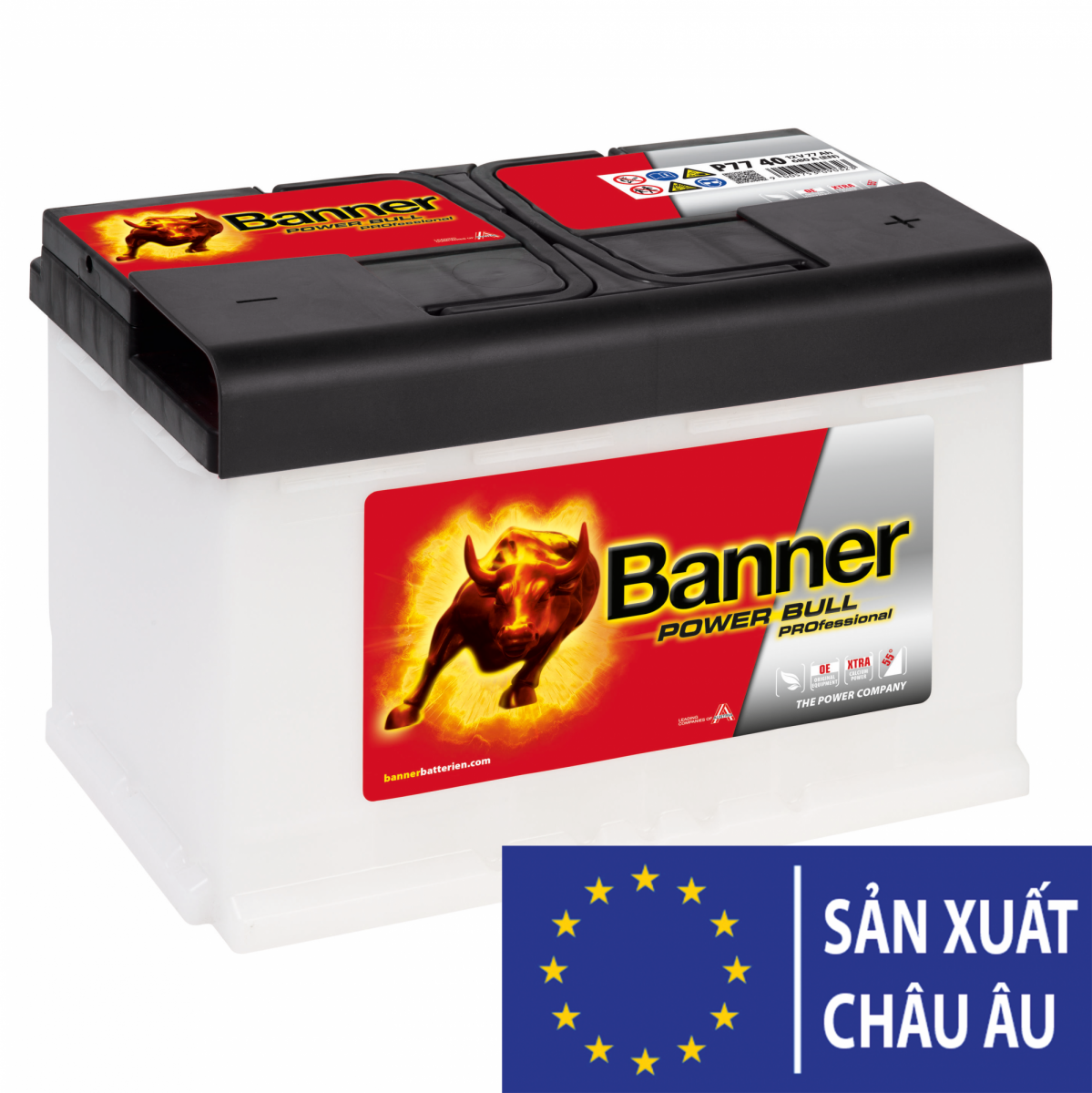 BÌNH ẮC QUY BANNER POWER PRO P77 40 12V 77AH