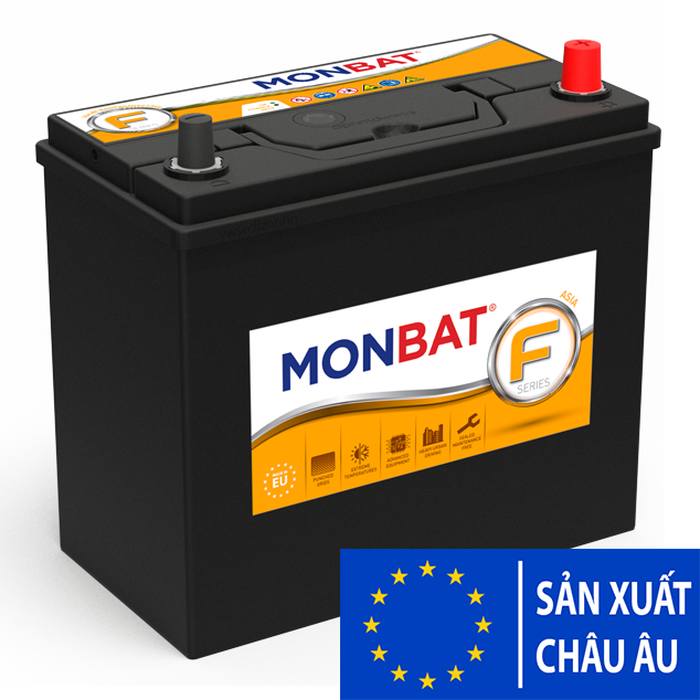 BÌNH ẮC QUY MONBAT FORMULA ASIA 50B24L 12V 45AH - NHẬP KHẨU CHÂU ÂU
