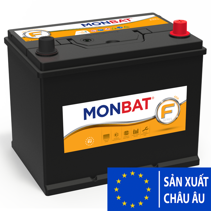 BÌNH ẮC QUY MONBAT FORMULA ASIA 80D26L 12V 70AH - NHẬP KHẨU CHÂU ÂU