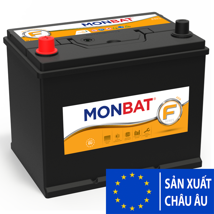 BÌNH ẮC QUY MONBAT FORMULA ASIA 80D26R 12V 70AH - NHẬP KHẨU CHÂU ÂU