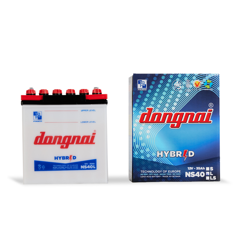 BÌNH ẮC QUY ĐỒNG NAI NS40L 12V 35AH