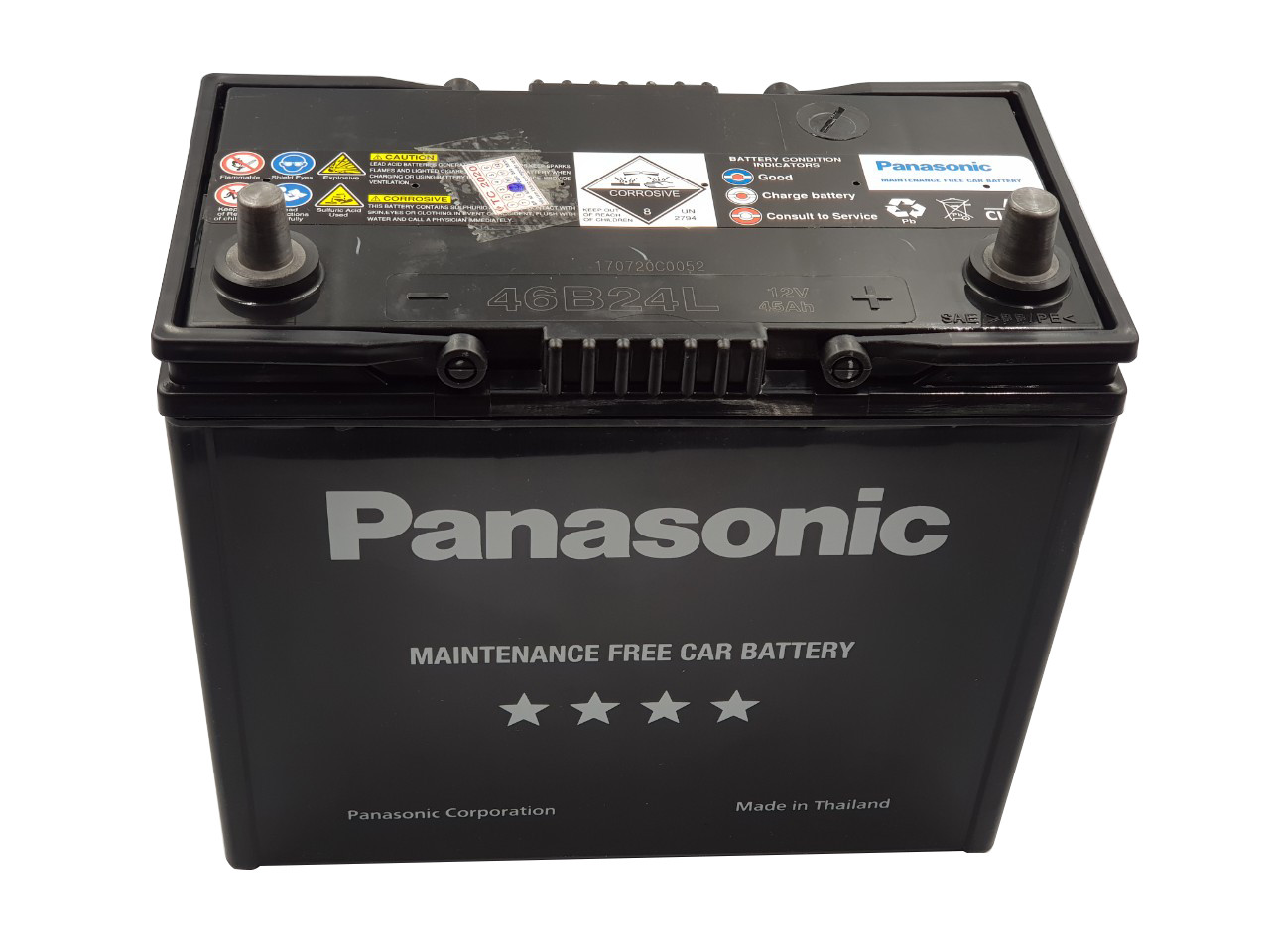 BÌNH ẮC QUY PANASONIC 46B26L 12V 45AH 